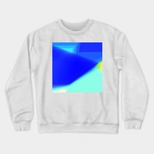 blue yellow abstract texture Crewneck Sweatshirt